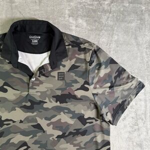 Good Good Golf Polo Shirt Mens XL Camouflage Short Sleeve Performance